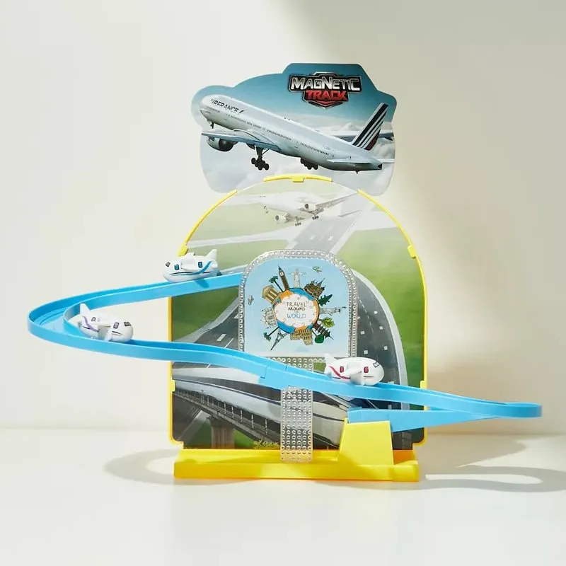 Magnetic Track Plane Playset