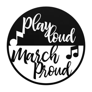 Marching Band -03-1 _ Mascot Steel Wall Art