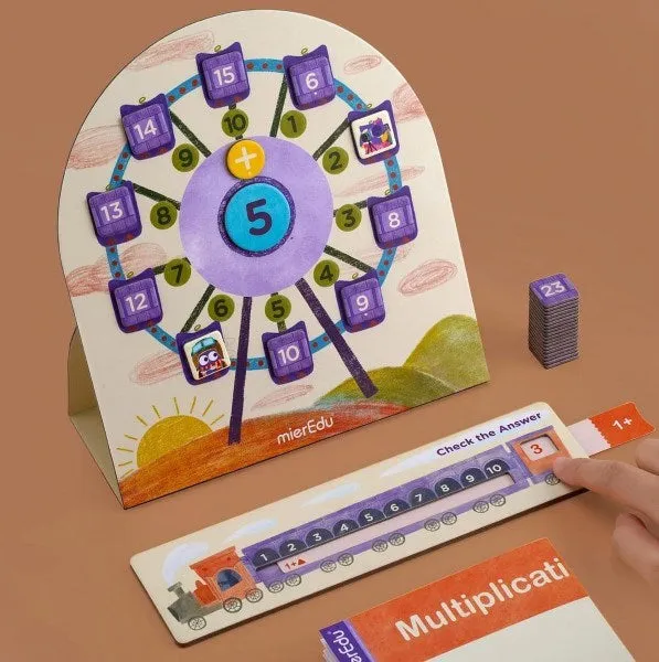 MierEdu Mi Maths Brain - Ferris Wheel Arithmetic Board (Magnetic)