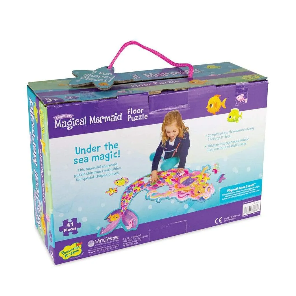 MindWare Magical Mermaid Floor Puzzle