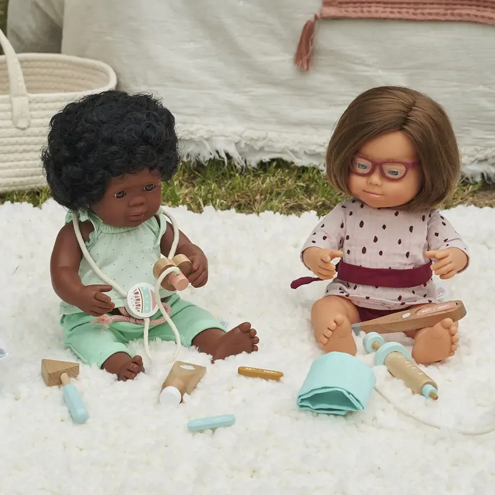Miniland - Doll Wooden Doctor Set