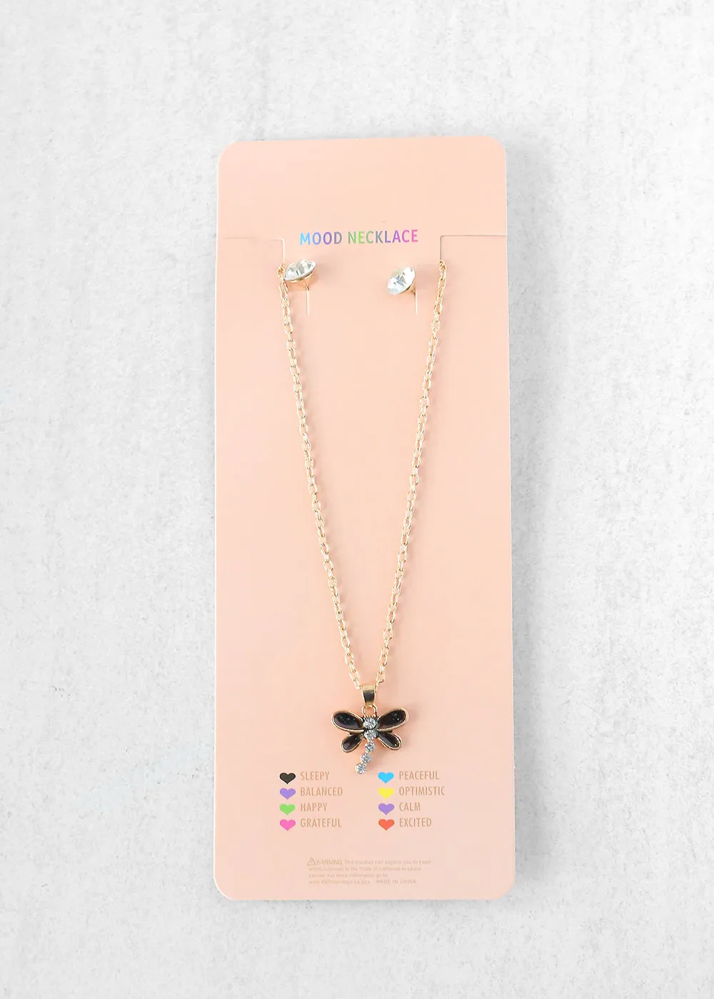 Mood Necklace - Dragonfly