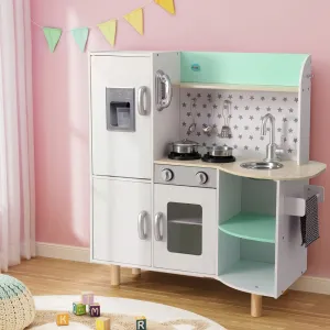Non-toxic Wooden Kitchen Play Set 85CM with Accessories - Keezi