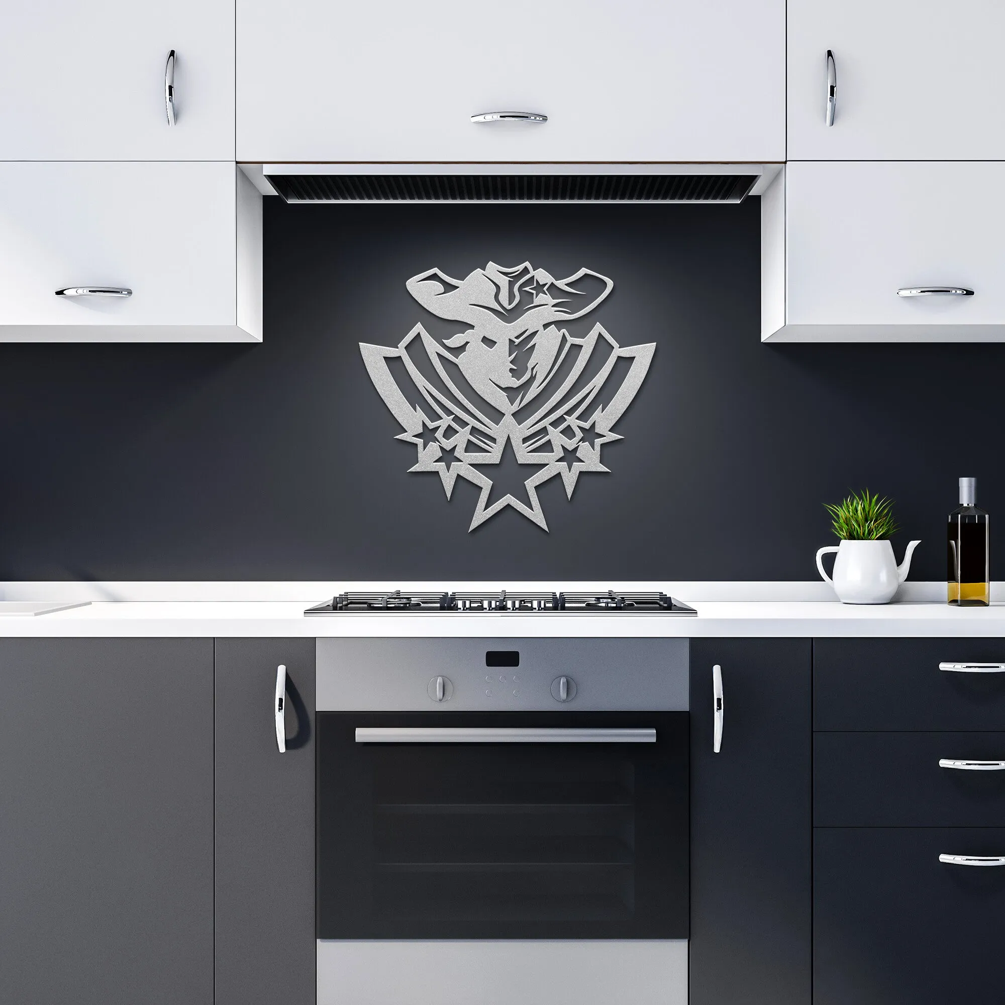 Patriot/Minutemen 980-Mascot Steel Wall Art