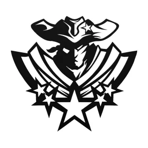 Patriot/Minutemen 980-Mascot Steel Wall Art