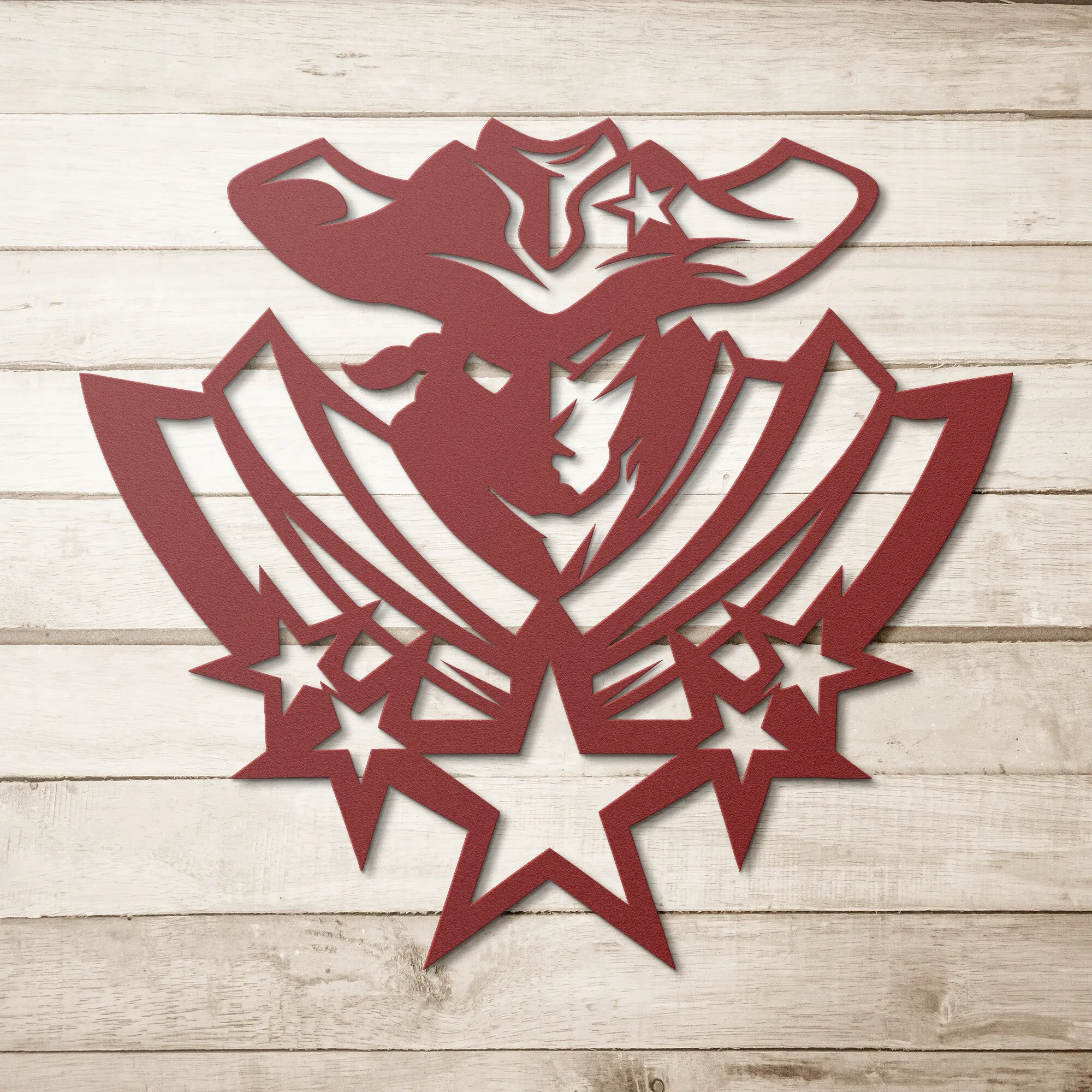Patriot/Minutemen 980-Mascot Steel Wall Art