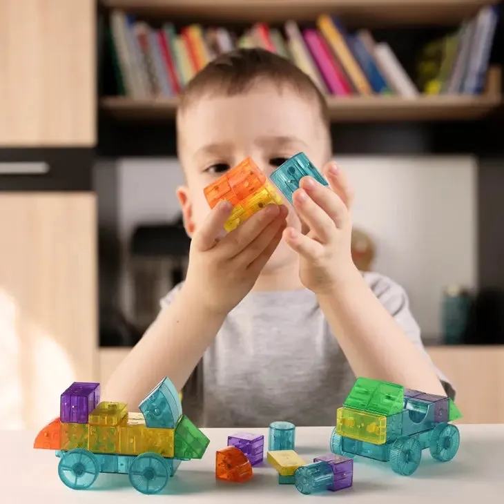 PLA 52-Piece Magnetic Cubes Block Set