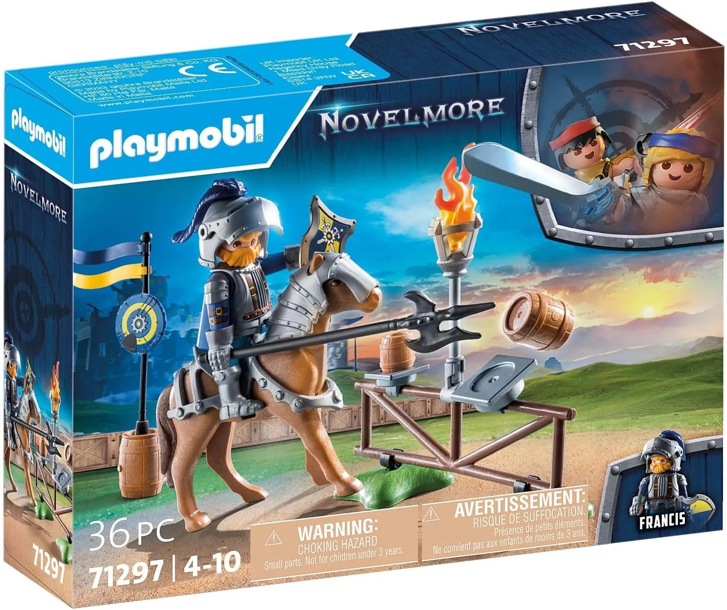 Playmobil 71297 Medieval Jousting Area: Exciting Knightly Adventures Await!