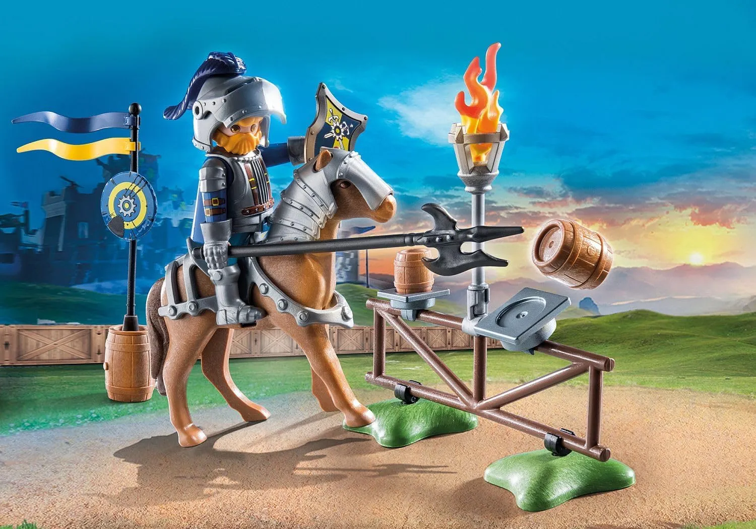 Playmobil 71297 Medieval Jousting Area: Exciting Knightly Adventures Await!