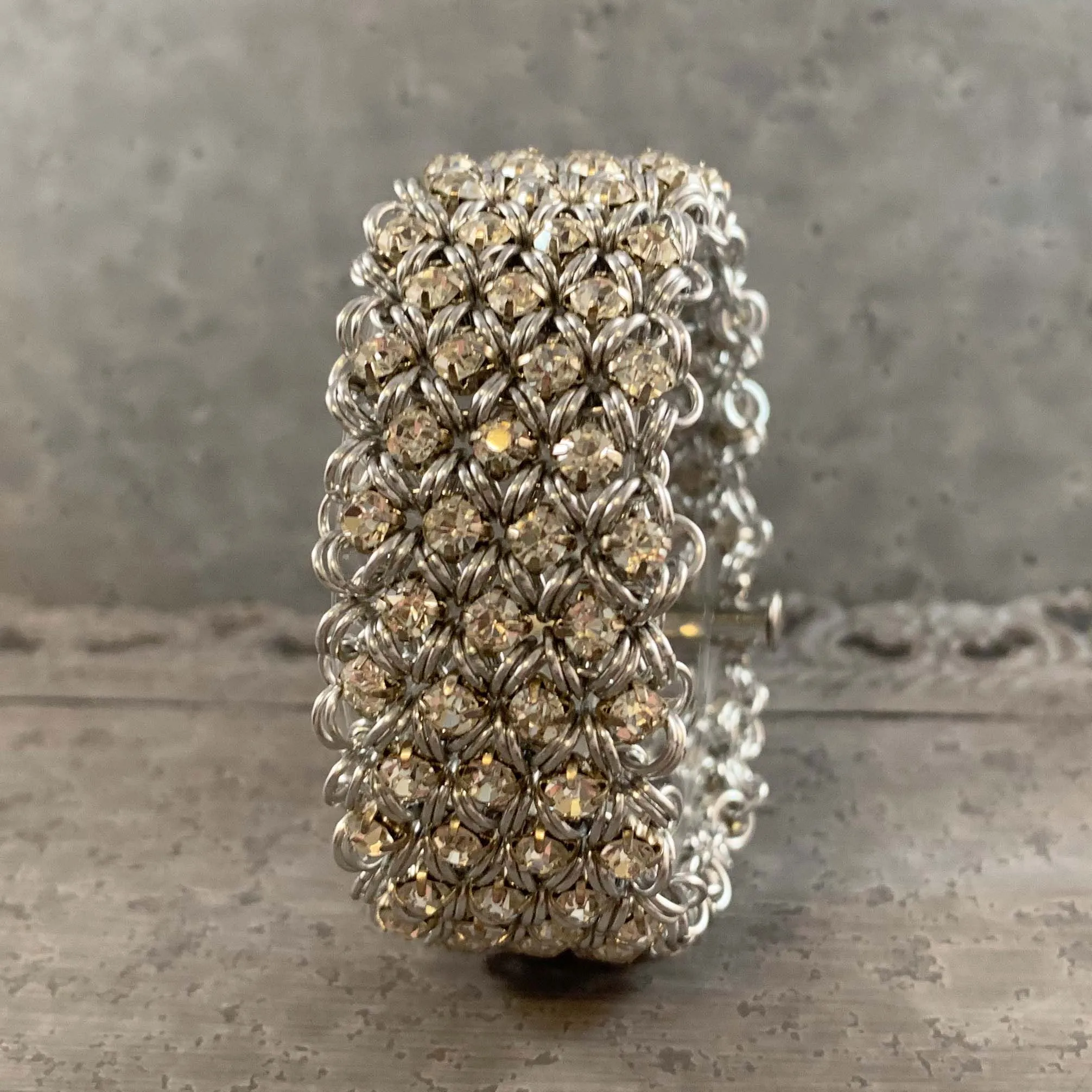 Rhinestone Cuff Bracelet PDF Tutorial & Video Class - NO PHYSICAL ITEMS INCLUDED