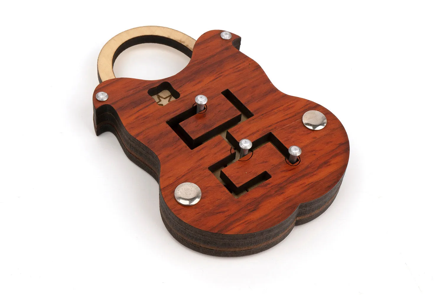 Sliding Lock Puzzle - Trick Puzzle Maze Lock