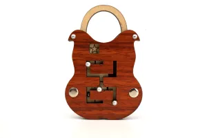 Sliding Lock Puzzle - Trick Puzzle Maze Lock