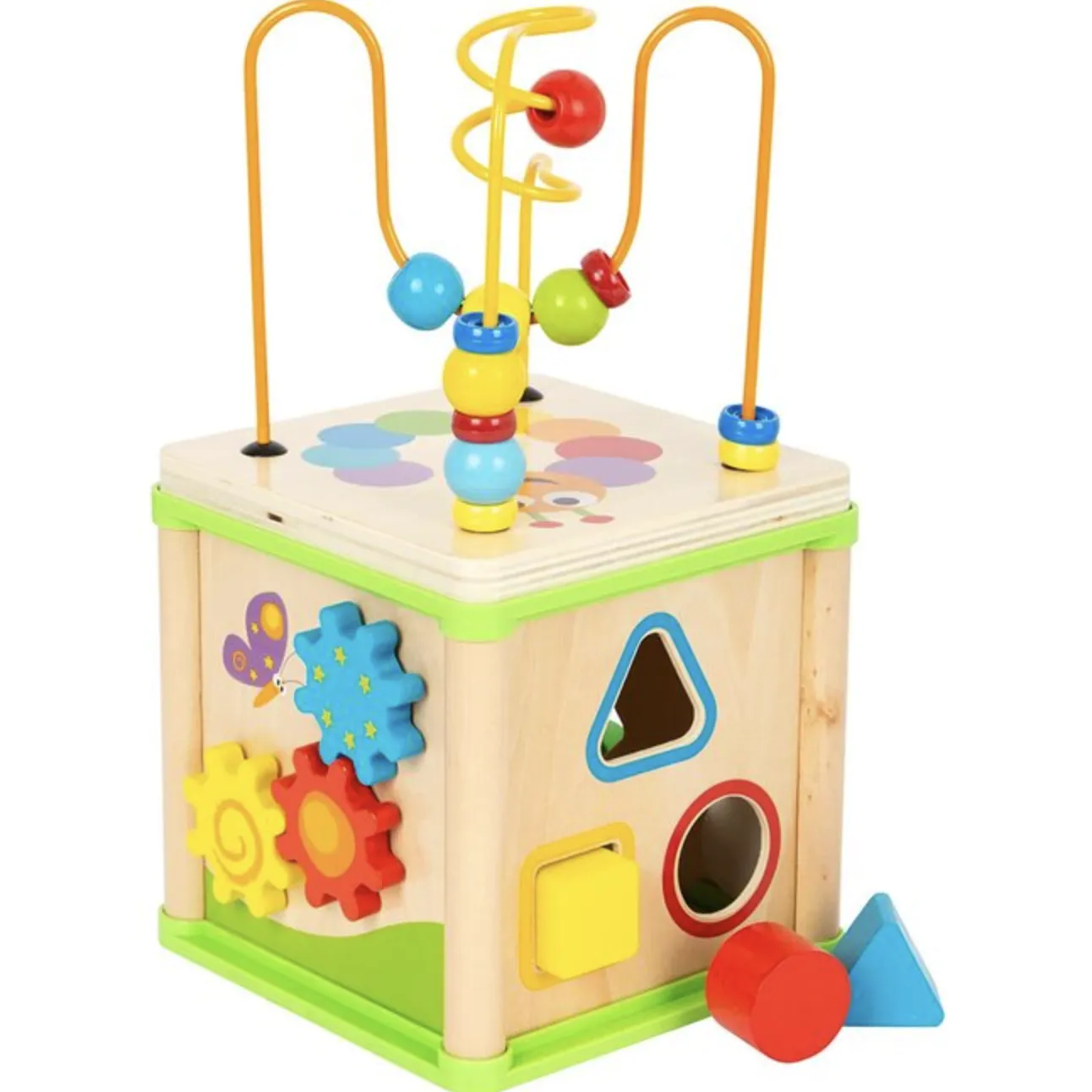 Small Foot Motor Skills Training Cube Sweet Little Bug Theme