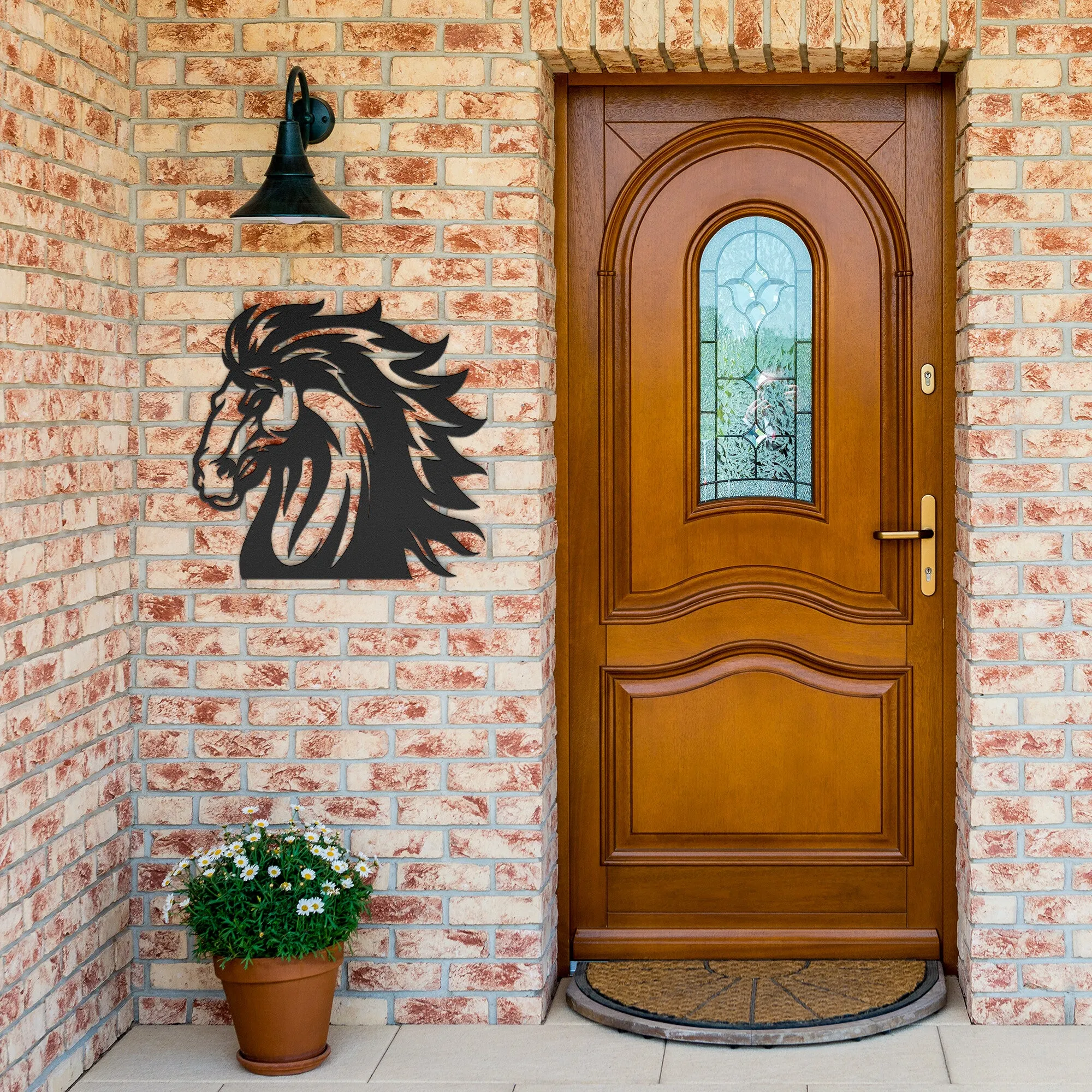 Stallion Head 227-1  Steel Wall Art