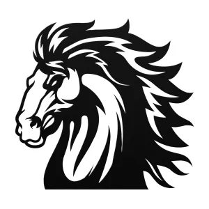 Stallion Head 227-1  Steel Wall Art