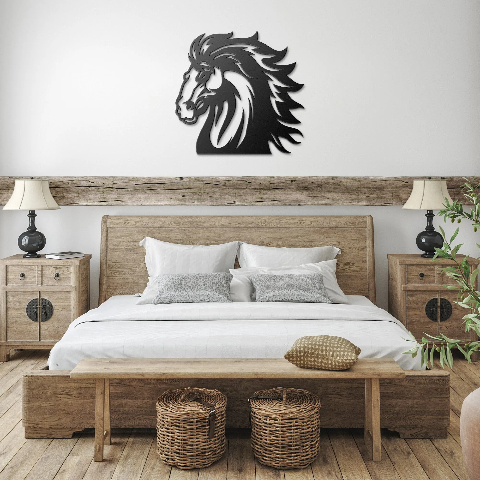 Stallion Head 227-1  Steel Wall Art