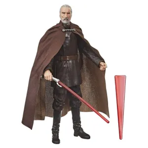 Star Wars The Black Series Count Dooku Toy 6-inch Scale Attack of the Clones, Toys for Kids Ages 4 and Up