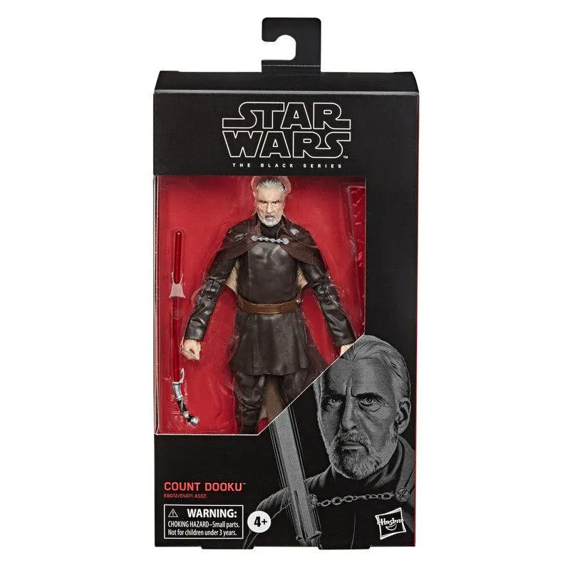 Star Wars The Black Series Count Dooku Toy 6-inch Scale Attack of the Clones, Toys for Kids Ages 4 and Up