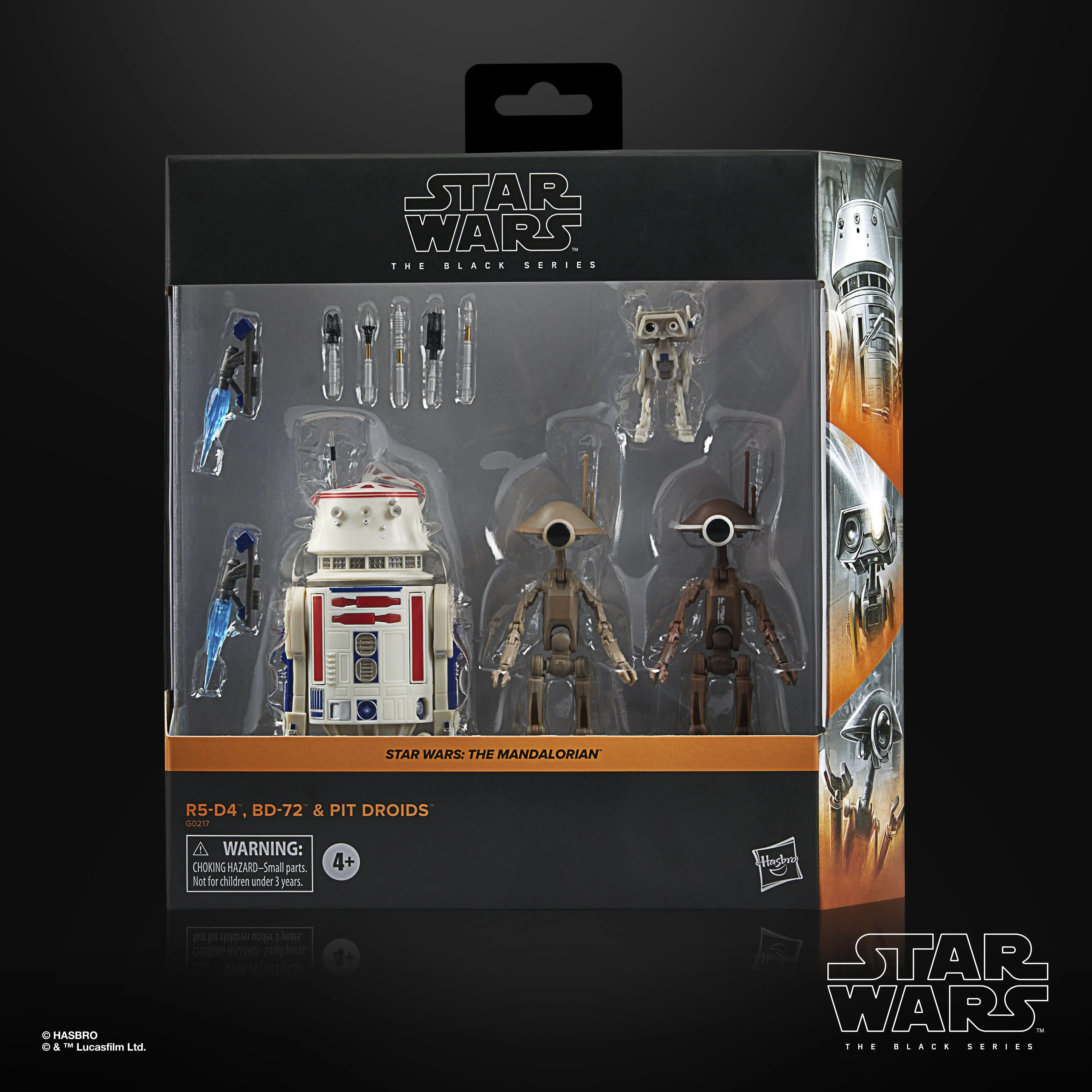 Star Wars The Black Series R5-D4, BD-72 & Pit Droids