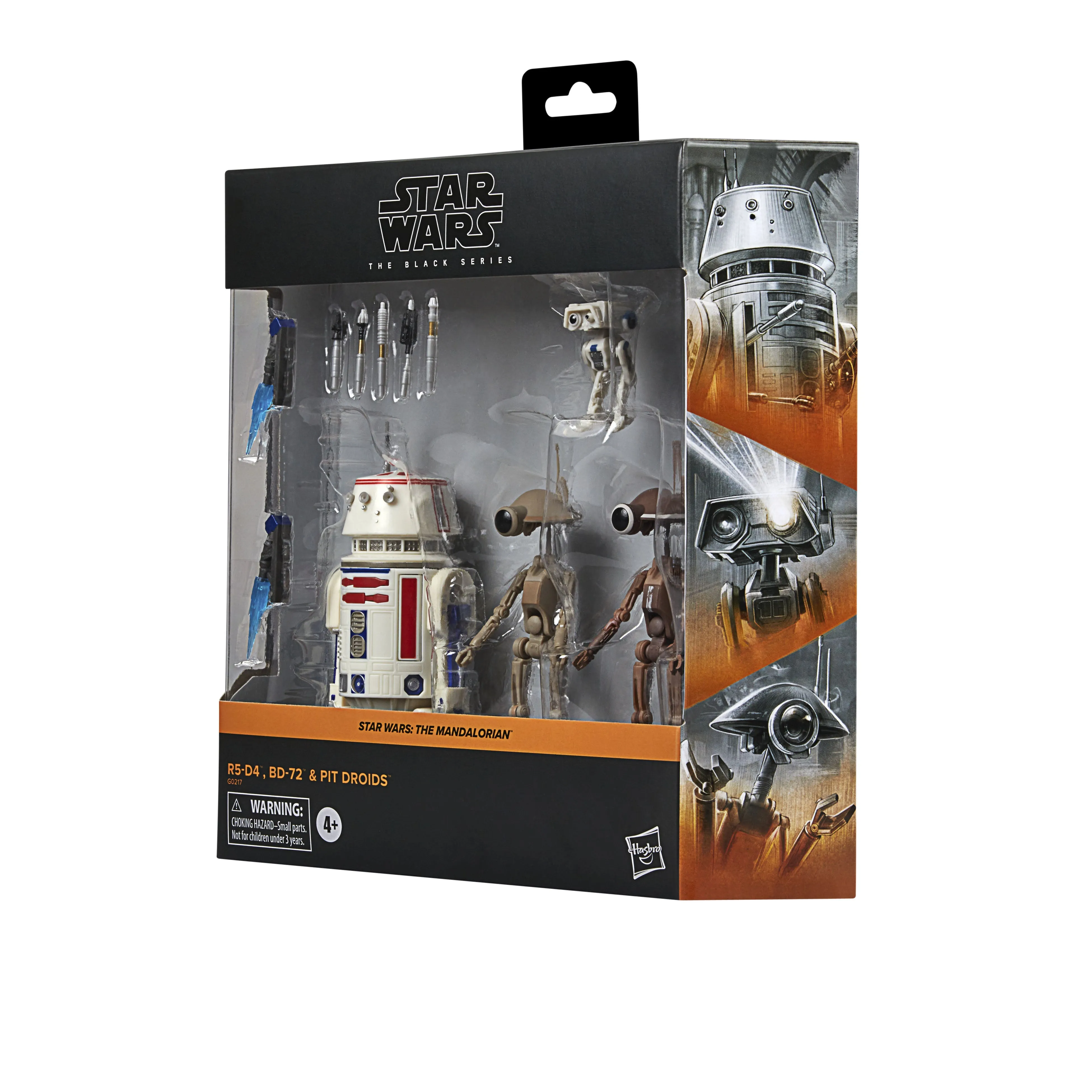 Star Wars The Black Series R5-D4, BD-72 & Pit Droids