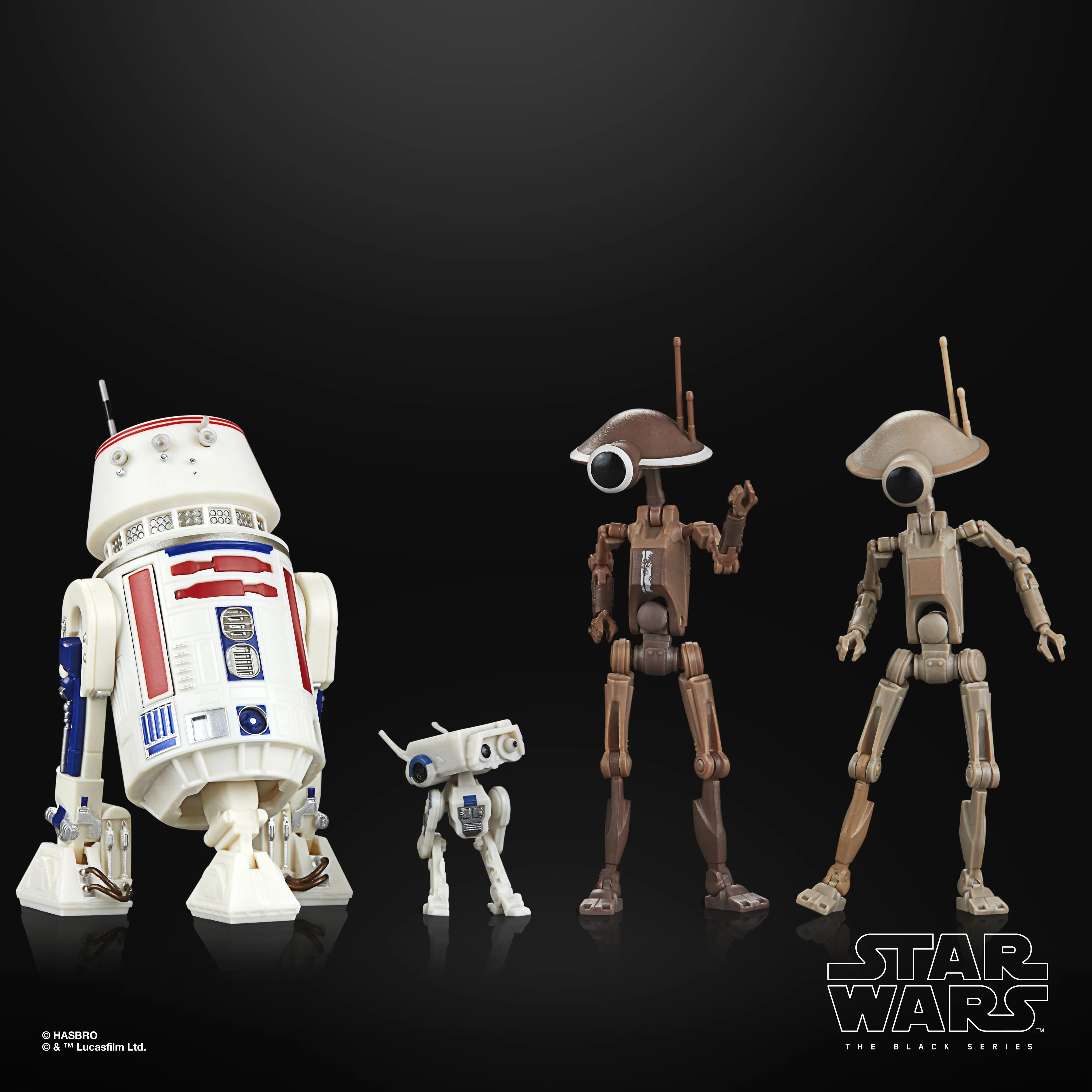 Star Wars The Black Series R5-D4, BD-72 & Pit Droids