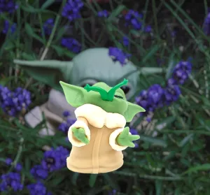 The Mandalorian | Star Wars | Grogu Baby Yoda Action Figure | Star Wars Model E | 5.5 Cms |