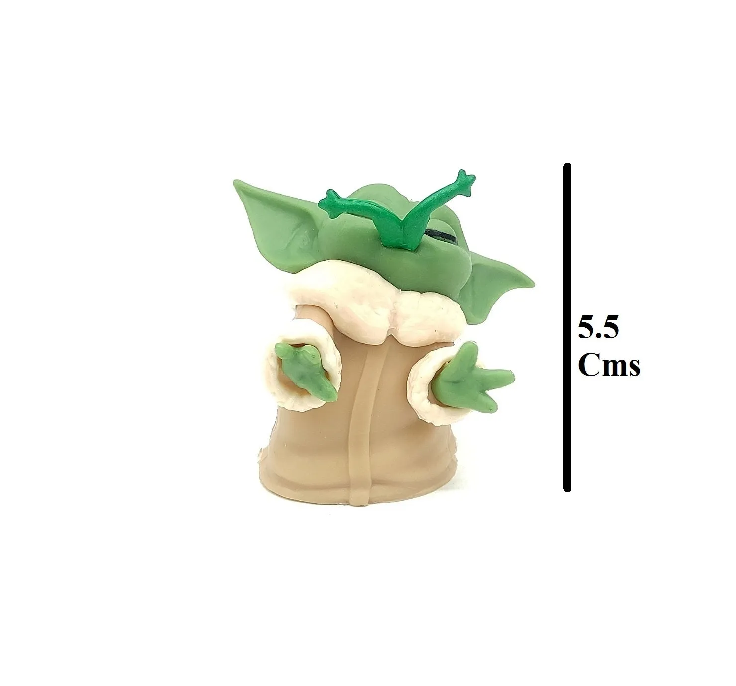 The Mandalorian | Star Wars | Grogu Baby Yoda Action Figure | Star Wars Model E | 5.5 Cms |