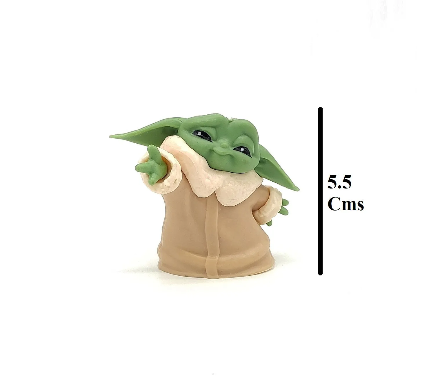 The Mandalorian | Star Wars | Grogu Baby Yoda Action Figure | Star Wars Model F | 5.5 Cms