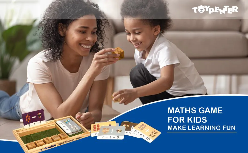 TOYPENTER Spell Master, Math Game Educational Game for Kids, Children I Learning Game for Kids 3  Years