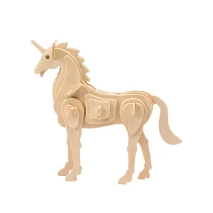 Unicorn 3D STEAM Wooden Puzzles