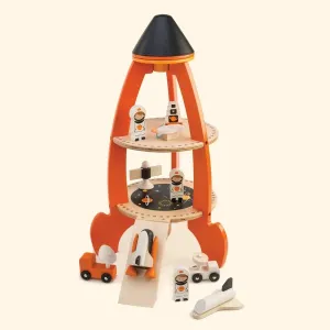 Wooden Cosmic Space Rocket Set