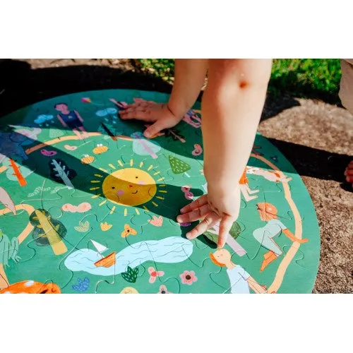 Yogi FUN Sun Salutation Puzzle, 49 pieces