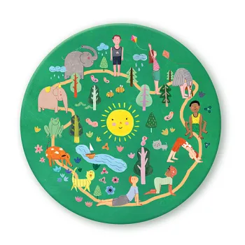 Yogi FUN Sun Salutation Puzzle, 49 pieces