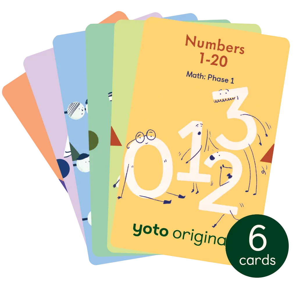 Yoto Card Packs -  Math Phase 1 Collection