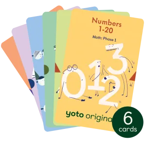 Yoto Card Packs -  Math Phase 1 Collection